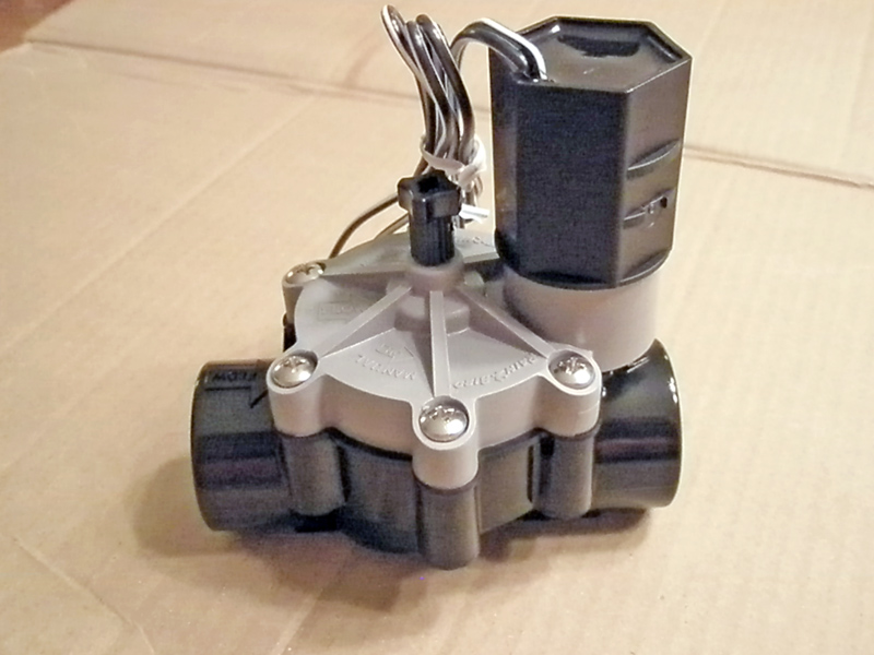 New Sprinkler Valve