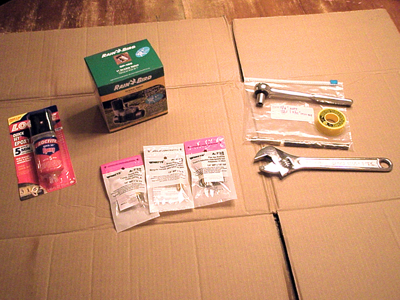 Parts to modify valve